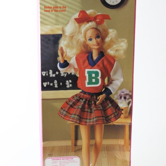 NWB 1992 Back To School Limited Edition Barbie - Picture 8 of 8